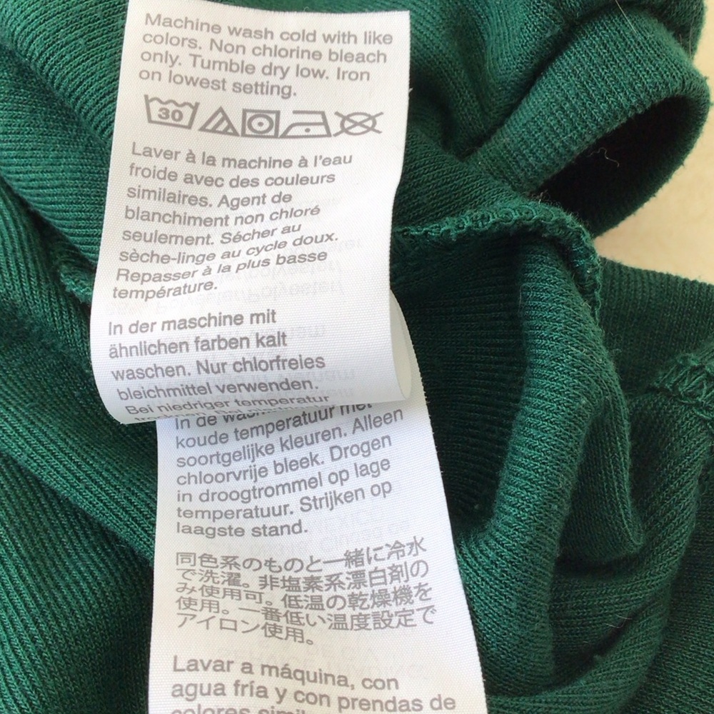 J.Crew Deep Emerald Green V-Neck Blouse XS - Picture 13 of 14